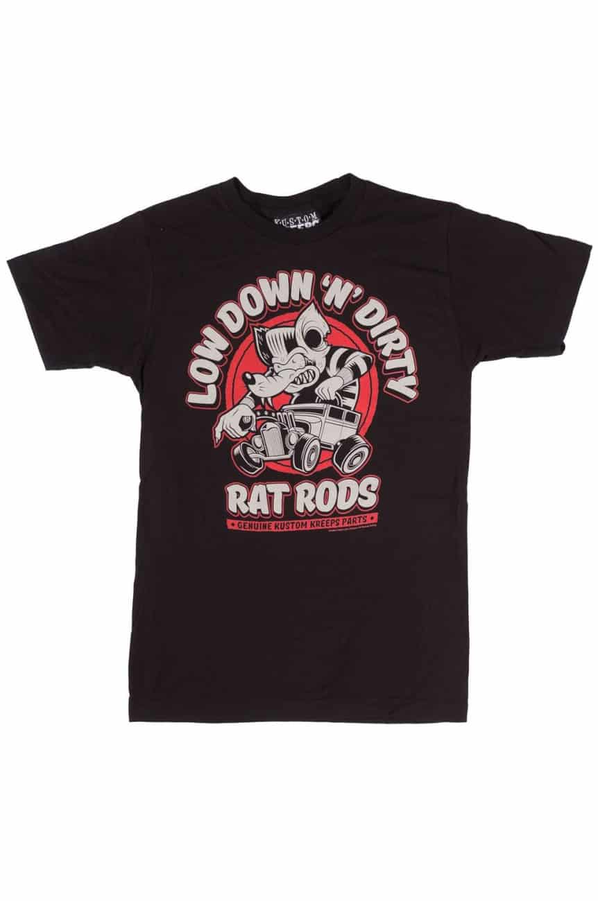 Tee shirt kustom Kreeps dirty rat