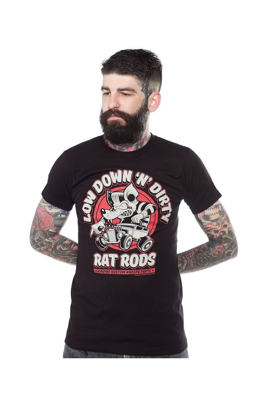 Tee shirt kustom dirty rat