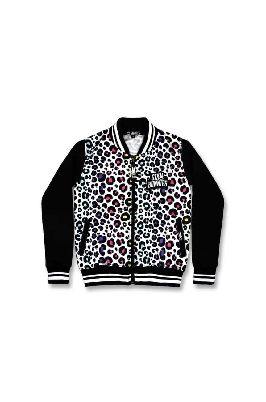 Veste leopard rock enfant