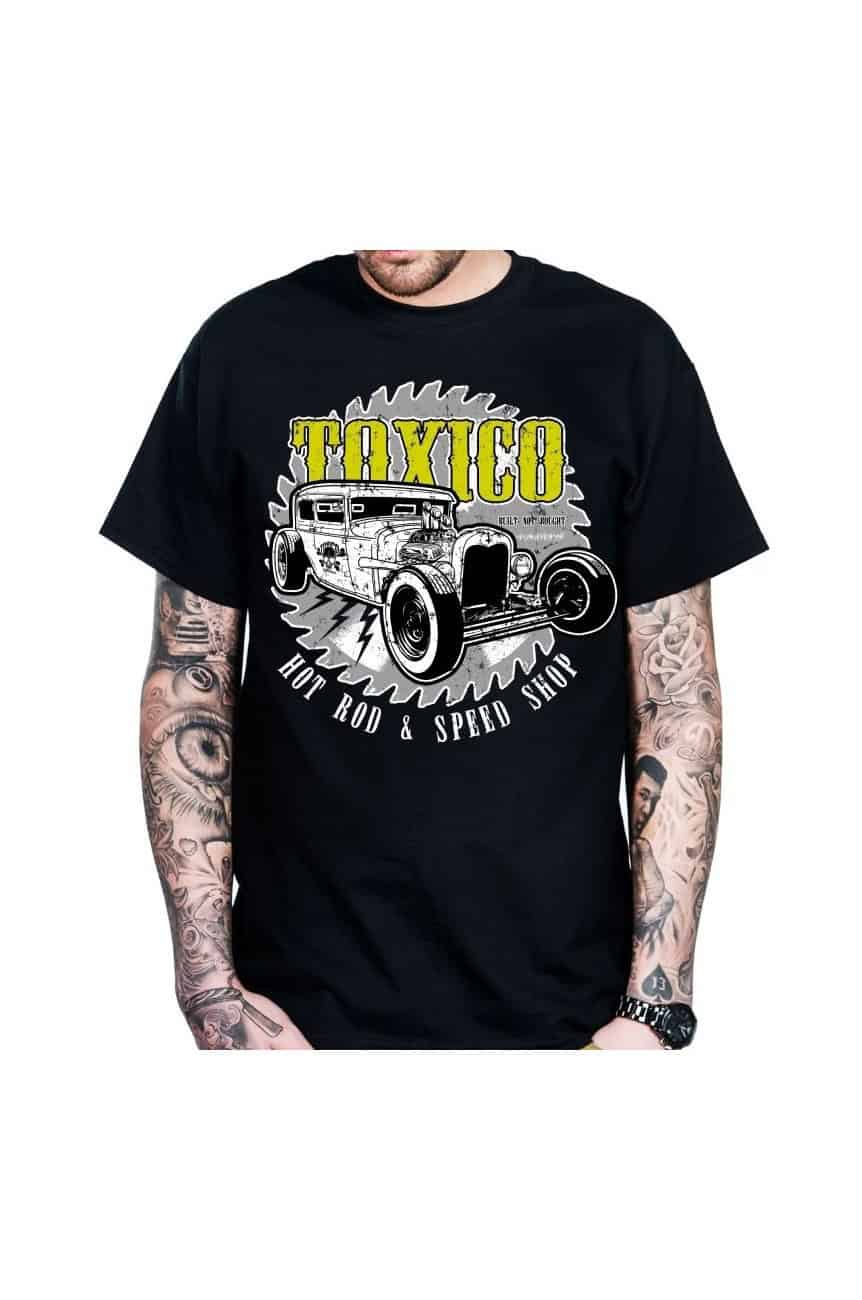 Tee shirt toxico custom hot rod