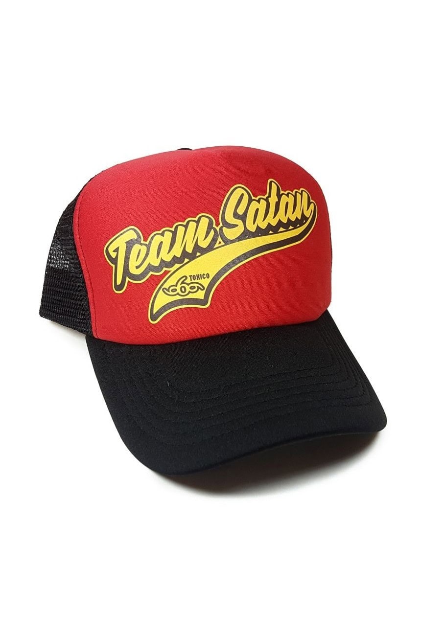 Casquette rouge team satan