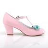 Chaussures retro rose