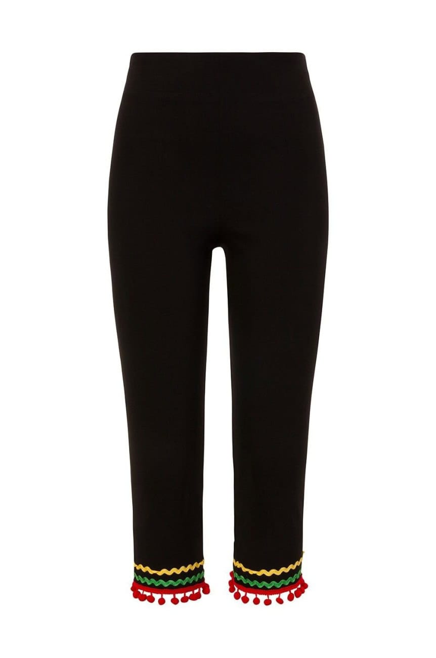 Pantacourt noir vintage