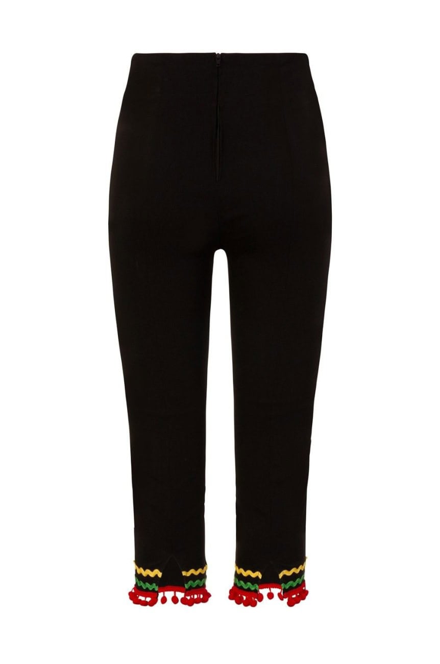 Pantacourt noir vintage