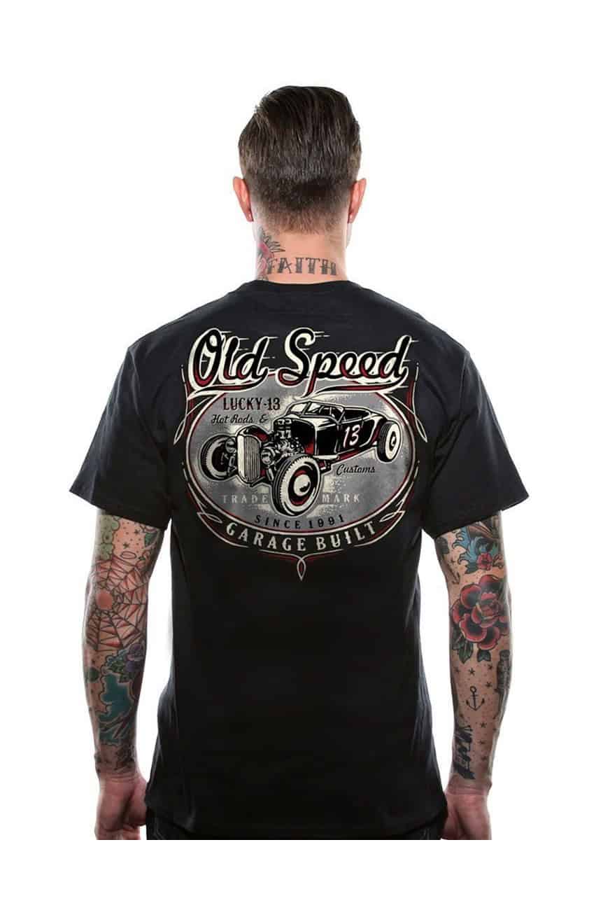 Tee shirt rat rod custom lucky 13