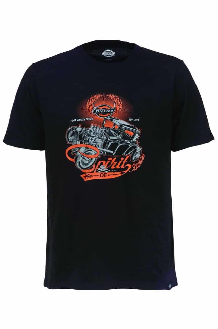 Tee shirt dickies hot rod custom