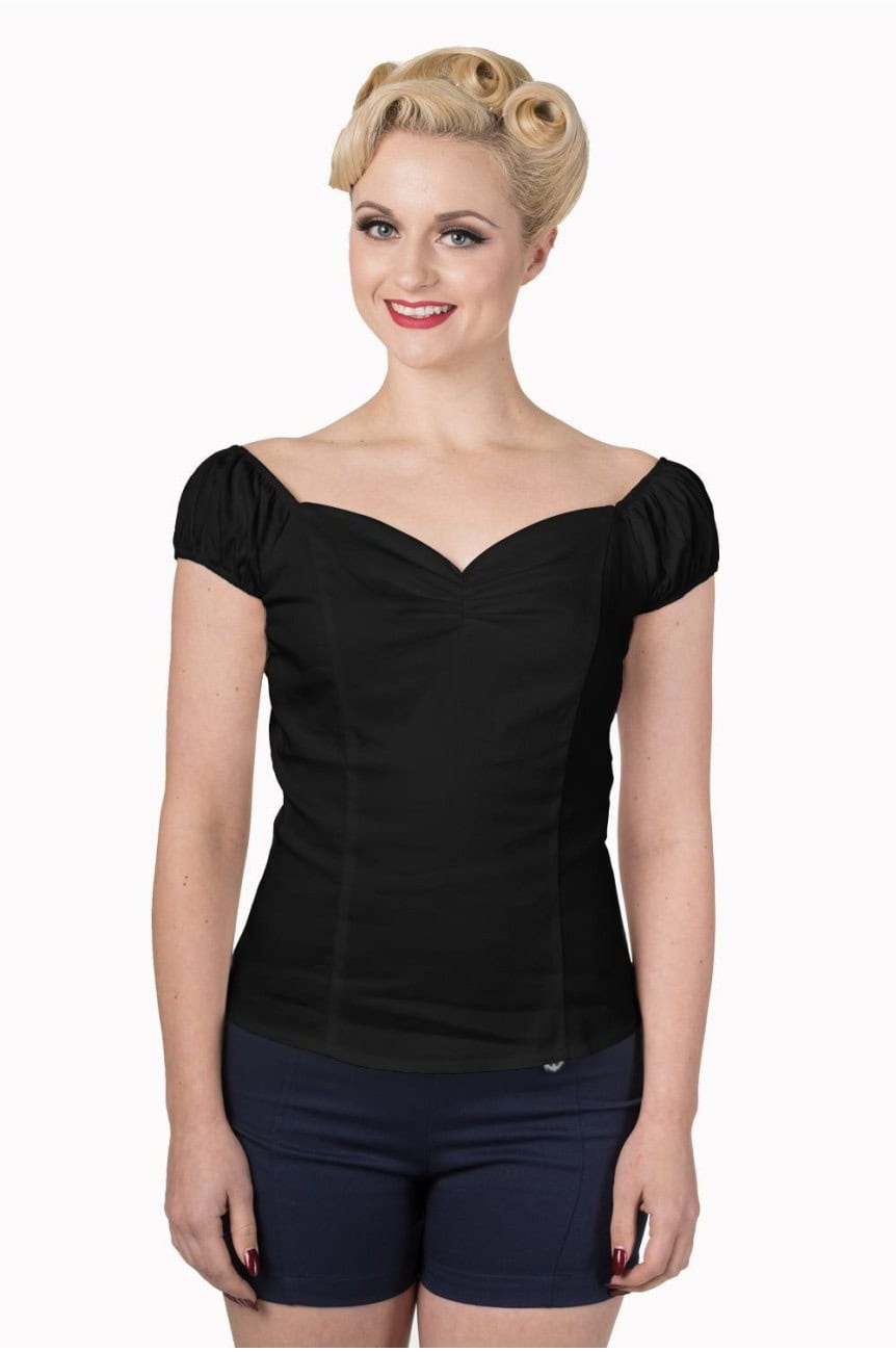 Haut rockabilly noir