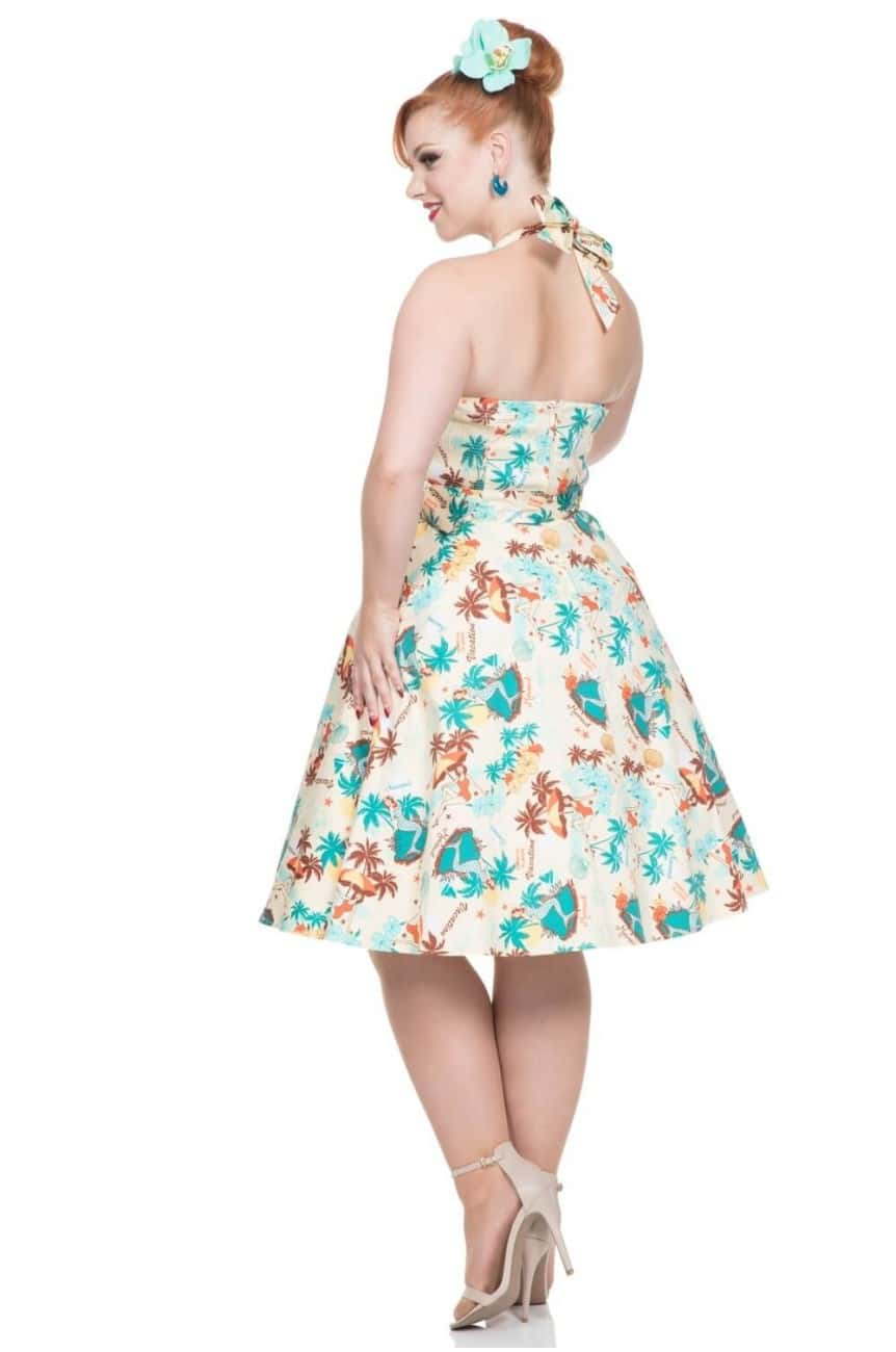 Robe vintage tropical