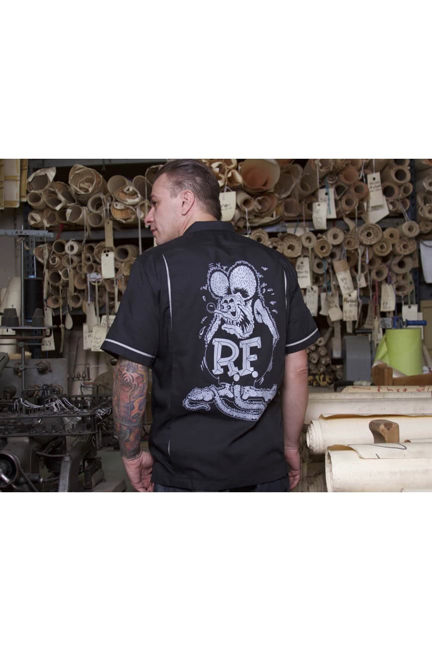 Rat fink chemise bowling kustom