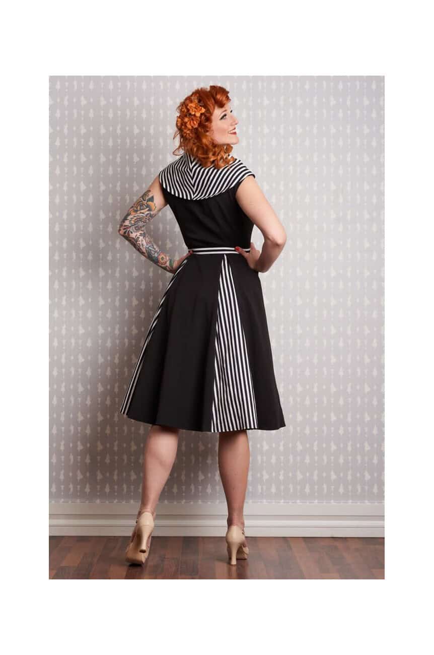 Robe rétro rayée Misscandyfloss