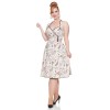 Robe vintage décolleté en V