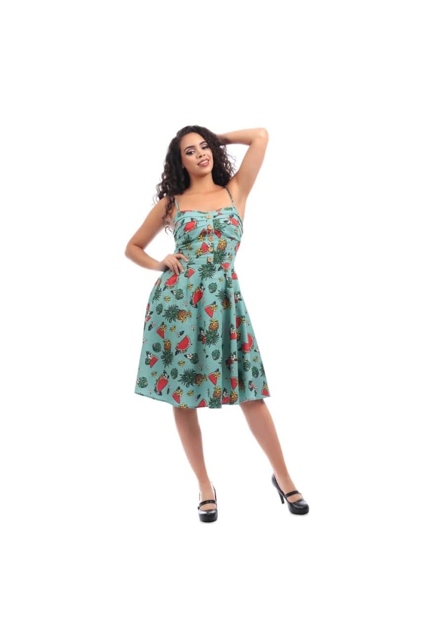 Robe vintage collectif tropicale