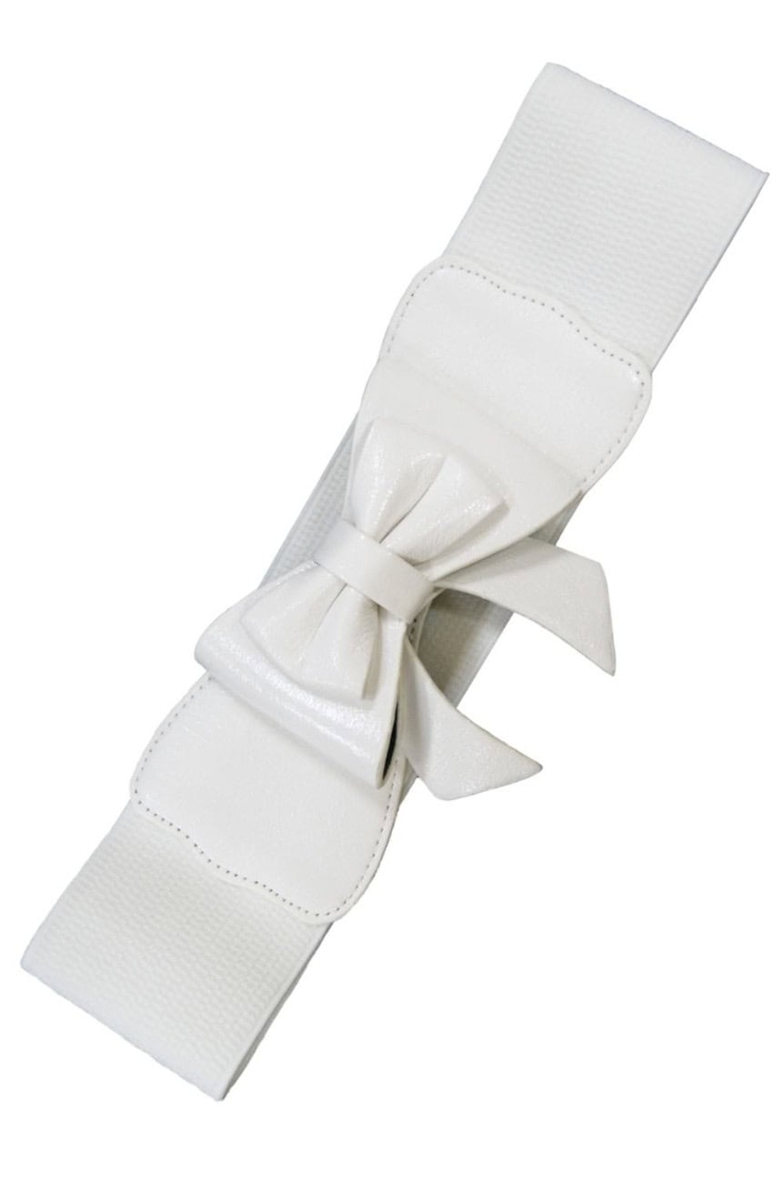 Ceinture noeud blanche