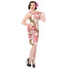 Robe fourreau fleurie