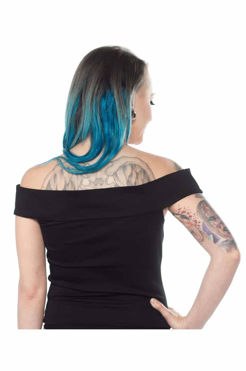 Haut rock décolleté bateau