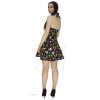 Robe cerise courte