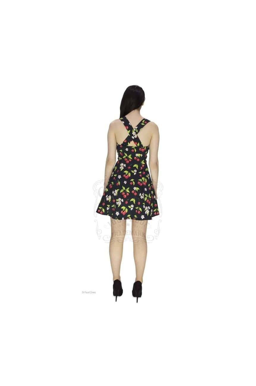 Robe cerise rockabilly