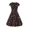 Robe fleur et pois
