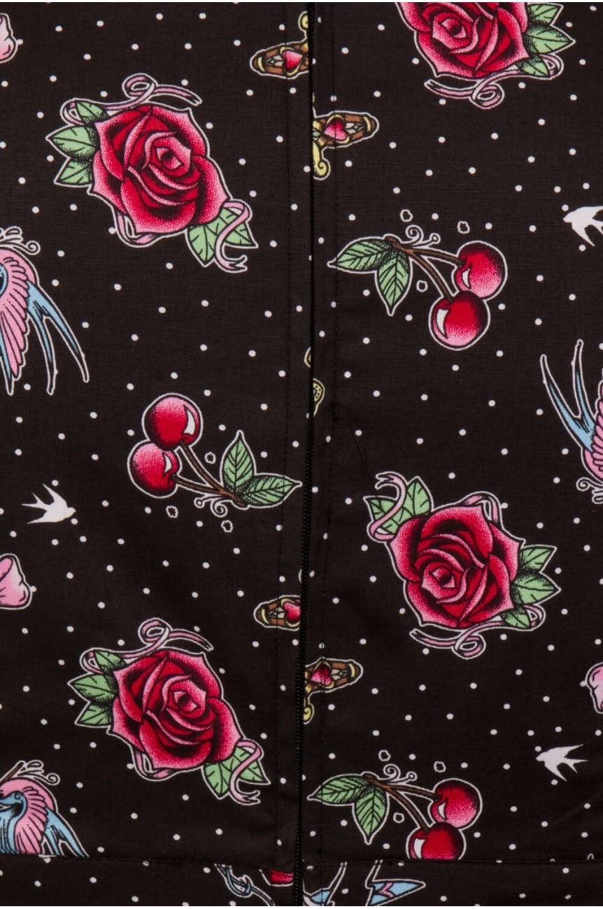 Robe annee 50 pin up fleur et pois
