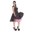Robe hell bunny pin up fleur et pois
