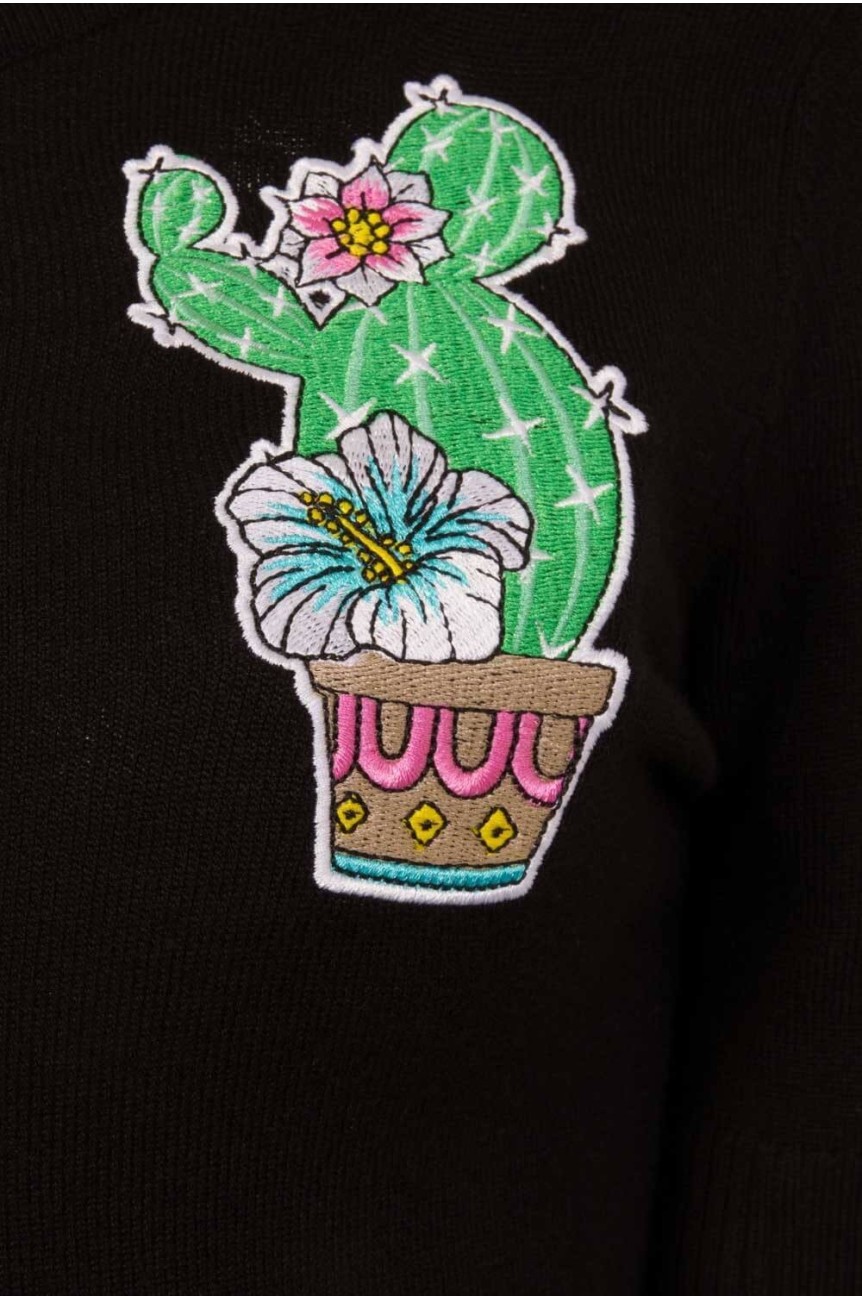 Cardigan cactus vintage pinup