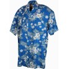 Chemise hawaienne hommebleu homme 