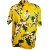 Chemise hawaiienne jaune homme