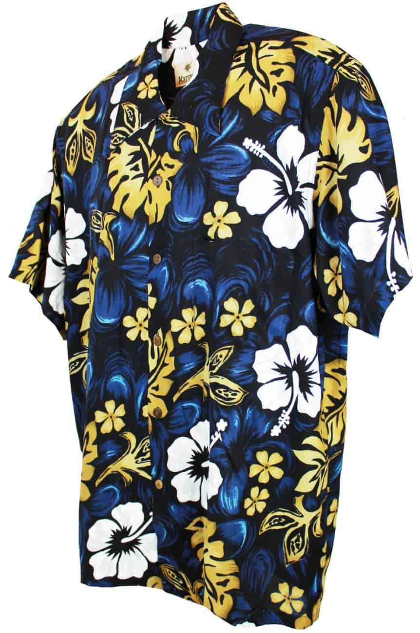 Chemise a fleurs rockabilly pour homme