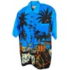 Chemise californienne bleue