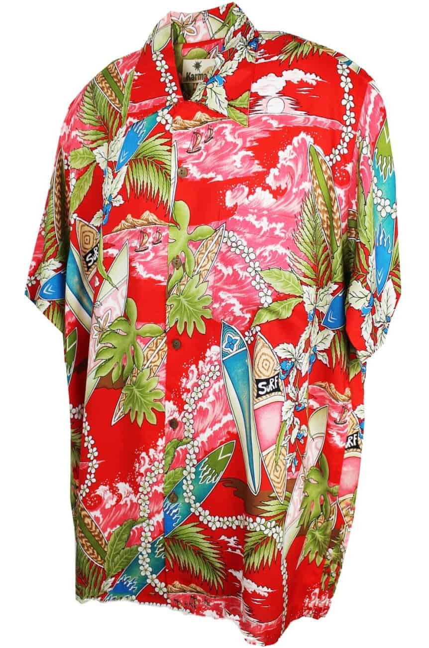 Chemise a fleur rockabilly homme