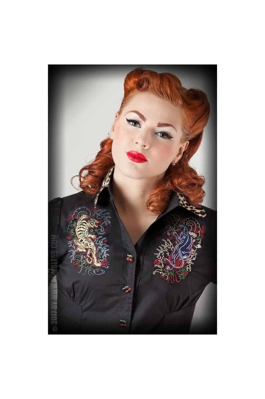 Blouse rockabilly Rumble59
