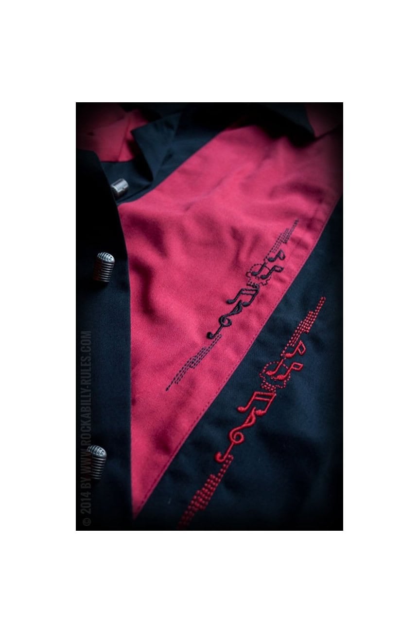 Chemise rockboutons micro