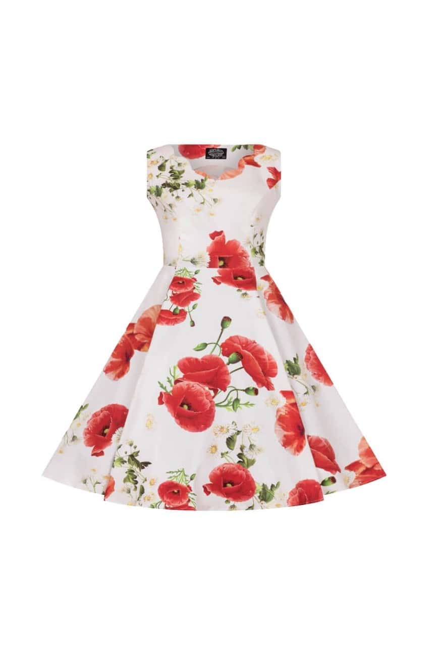 Robe coqueliquot vintage enfant