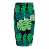 Jupe portefeuille vintage hawai