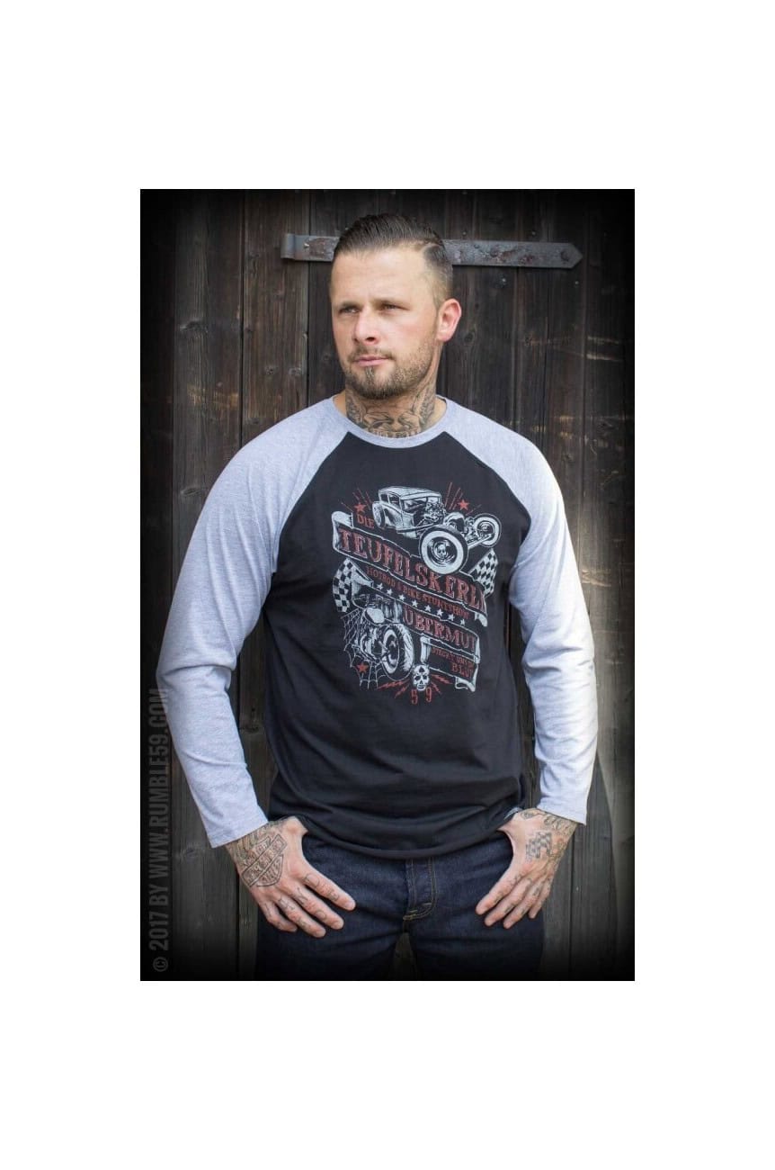 Tee shirt raglant homme custom Rumble59