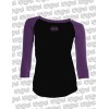 Tee shirt raglan custom femme