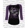 Tee shirt raglan custom femme