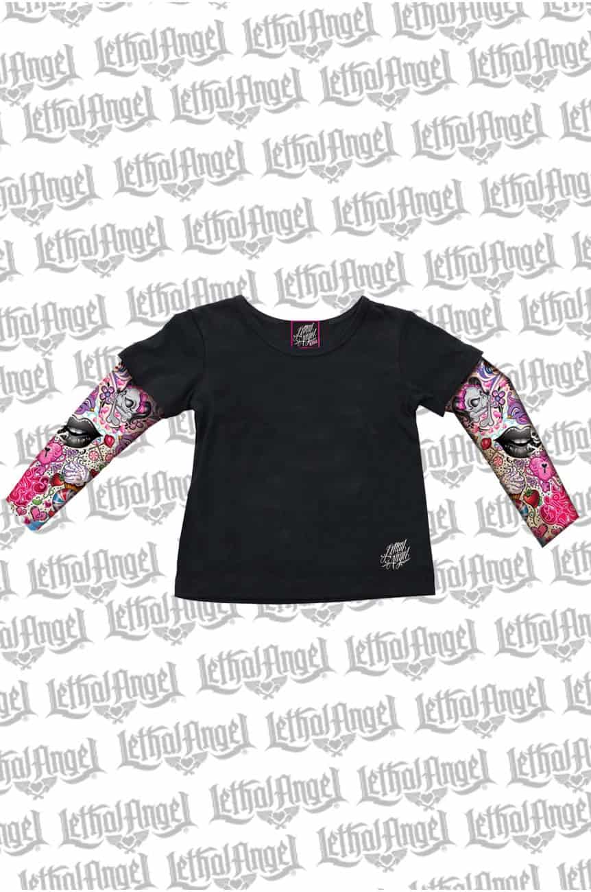 Tee shirt enfant tatouage rock n roll