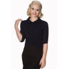 Cardigan rétro noir banned
