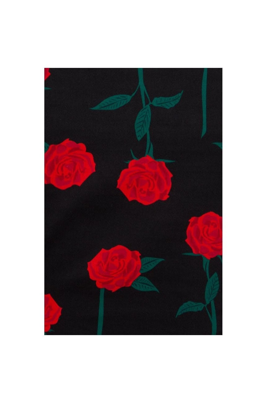 Haut rockabilly a roses