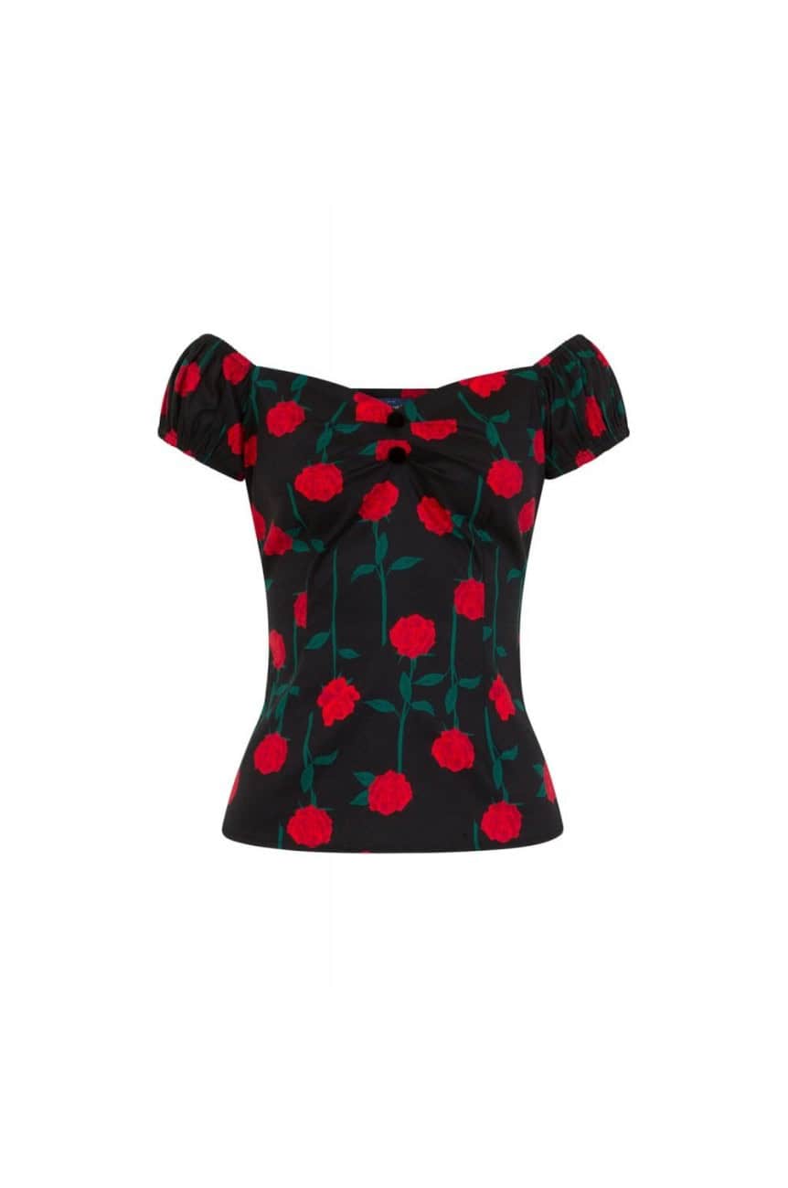 top vintage a roses