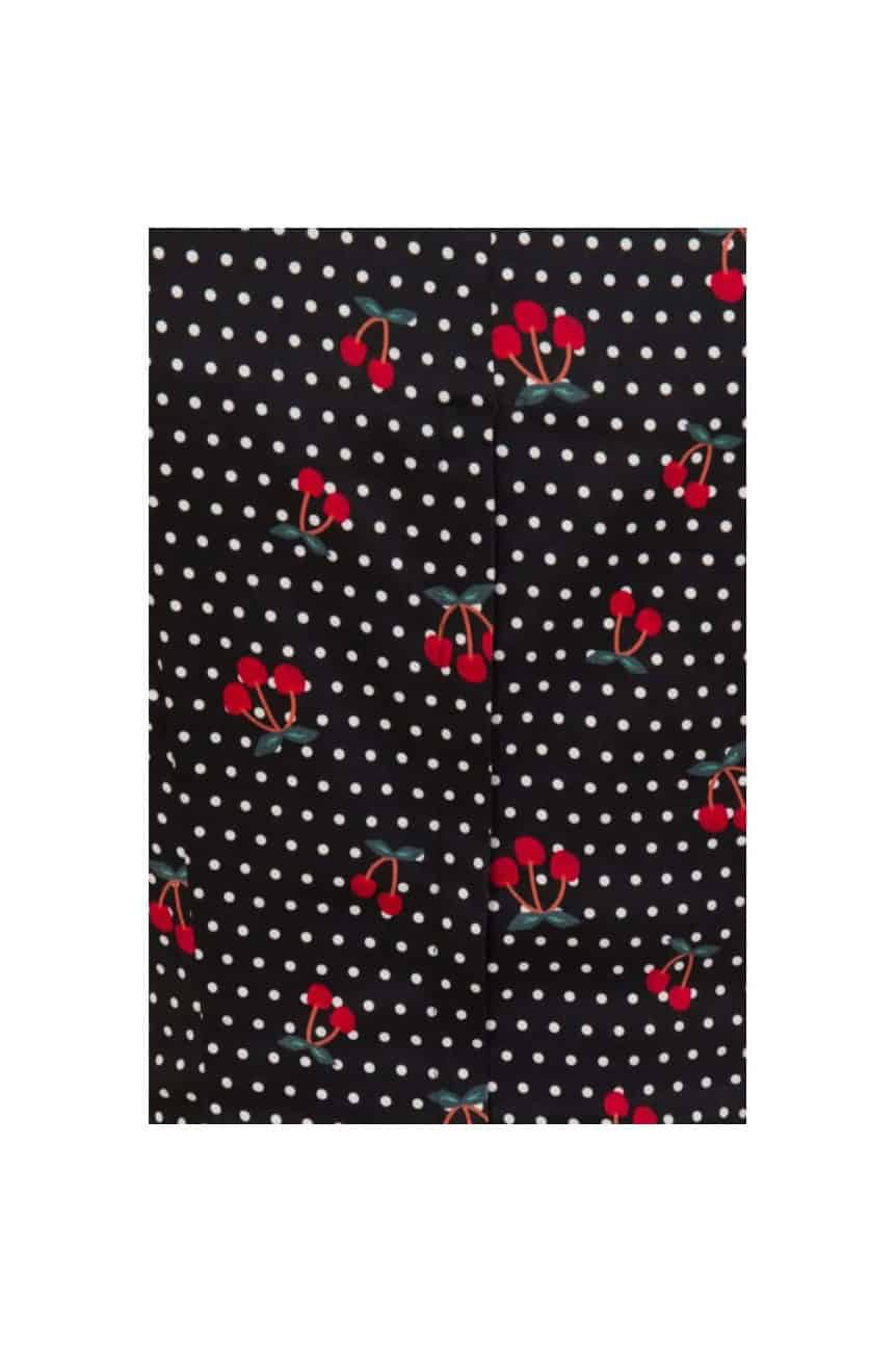 haut cerises manches longues