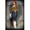 Jupe rockabilly revers léopard