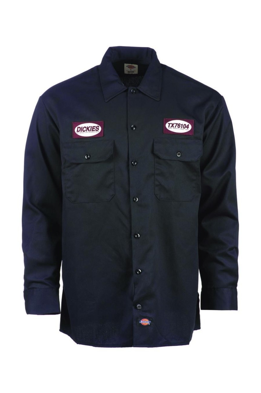 Chemise dickies manches longues avec patch dickies 1922