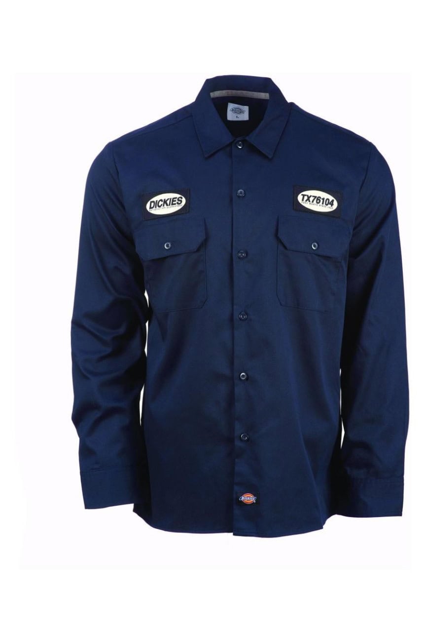Chemise dickies bleue manches longues dickies 1922