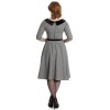 Robe rétro pied de poule