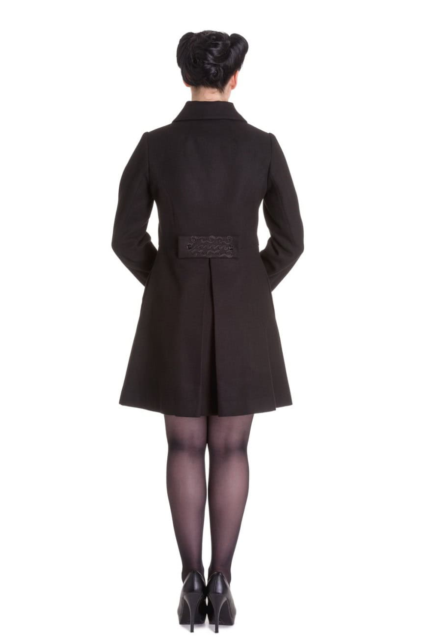 Manteau noir hell bunny
