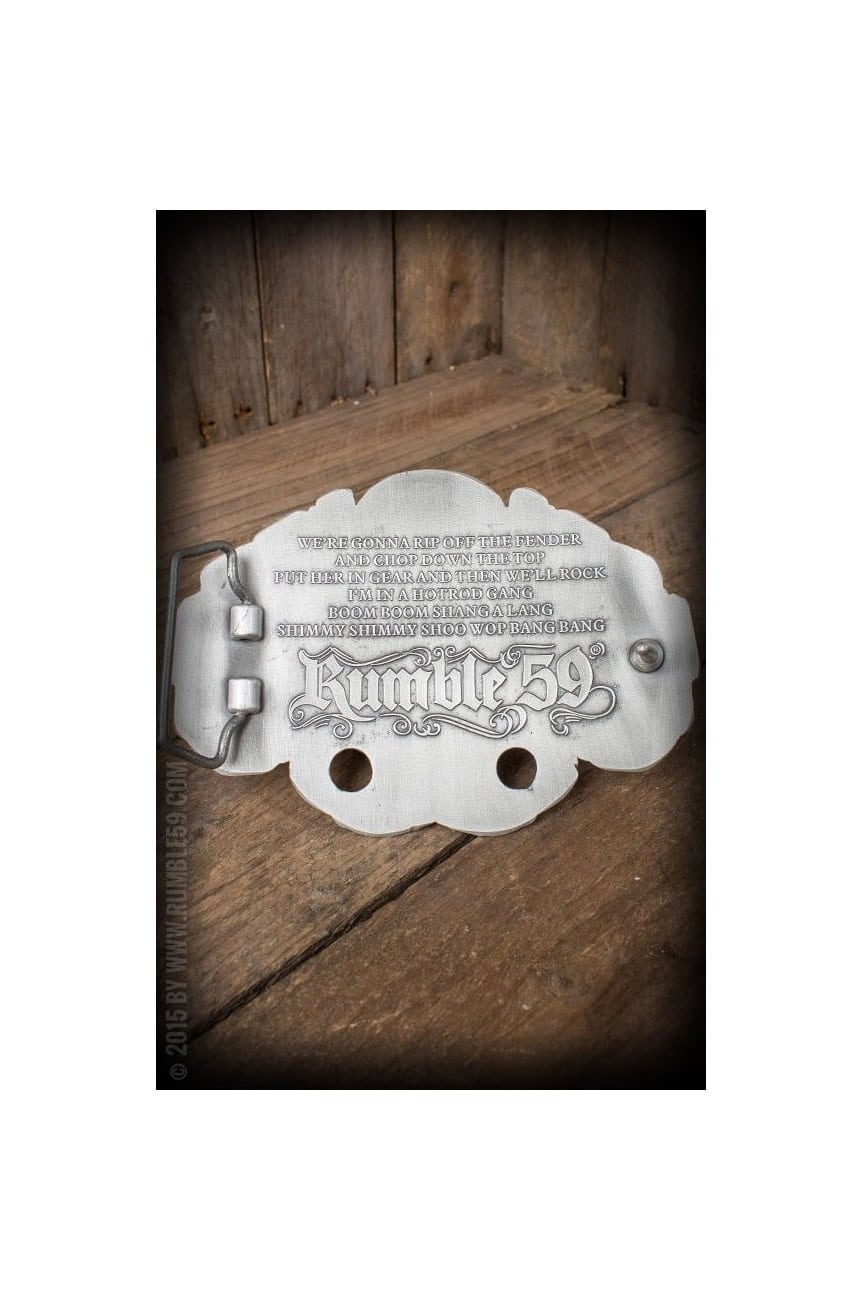 Boucle de ceinture tete de mort-Rumble59