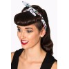 Bandeau cheveux femme blanc tattoo