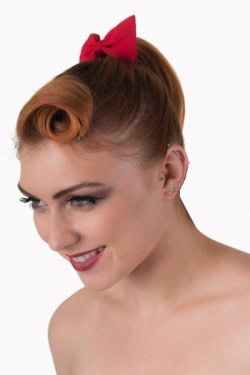 Noeud élastique rouge